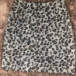 Ann Taylor animal print skirt